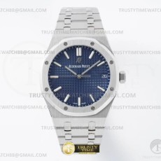 IP공장 오데마피게 로얄오크 15500 스틸 블루다이얼 브레이슬릿 Royal Oak 41mm 15500 SS/SS Blue IPF A4302